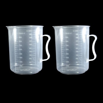 Мерный стакан пластиковый, 1 литр (2 шт.)