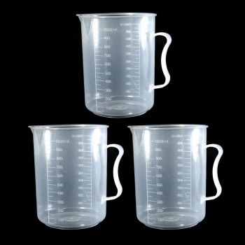 Мерный стакан пластиковый, 1 литр (3 шт.)